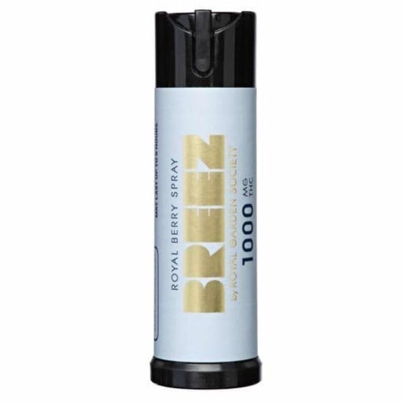 Breez - Royal Mint Spray 1,000mg THC