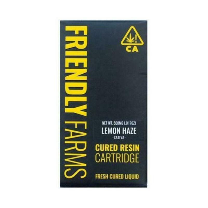 Friendly Farms - Lemon Haze - .5g Cartridge