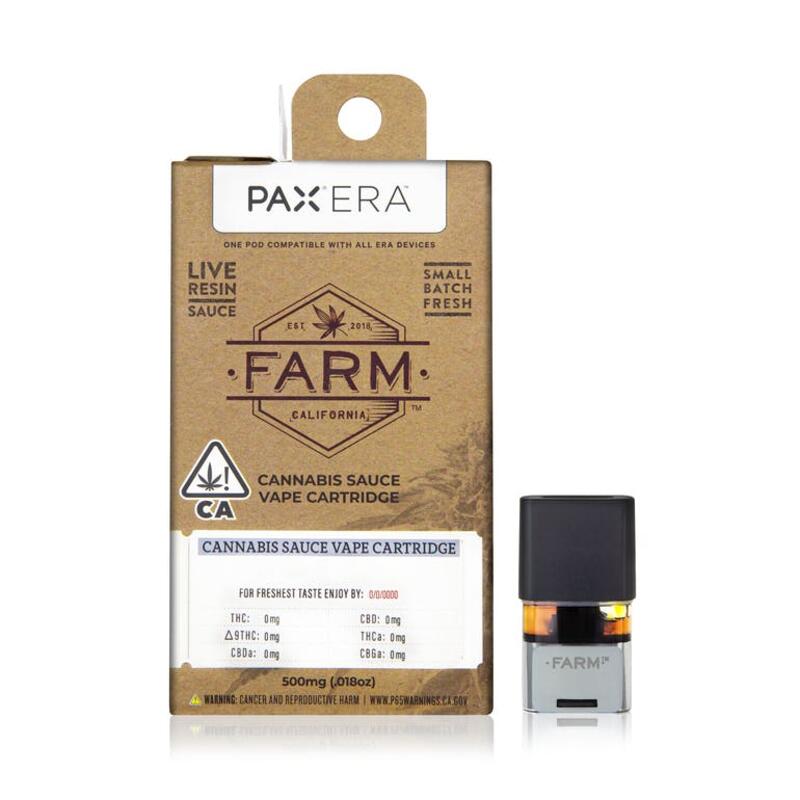 Farm Pax Era Pod - .5g Vanilla Sherbert