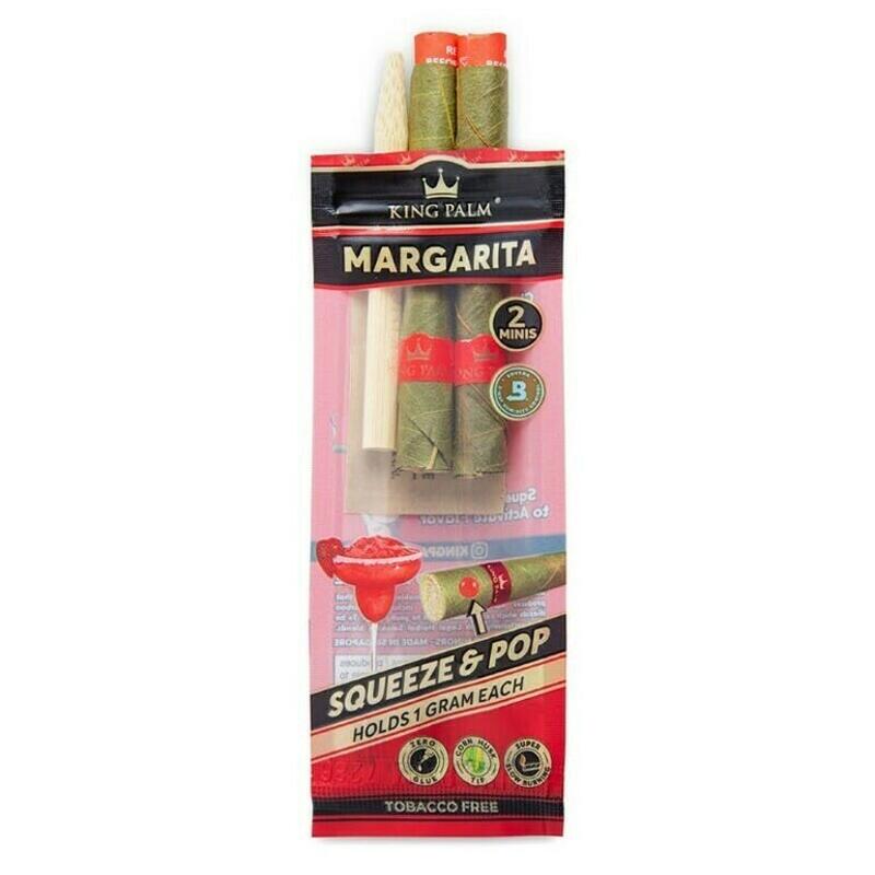 King Palm | 2 Piece Pre-Rolled Cone Pack | Margarita Mini Size