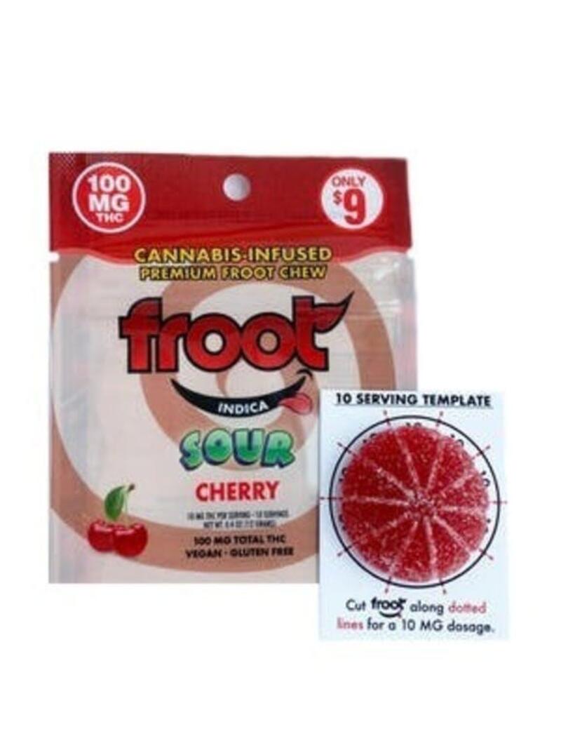 Froot - Sour Cherry Gummy, Froot Sour Cherry Gummy