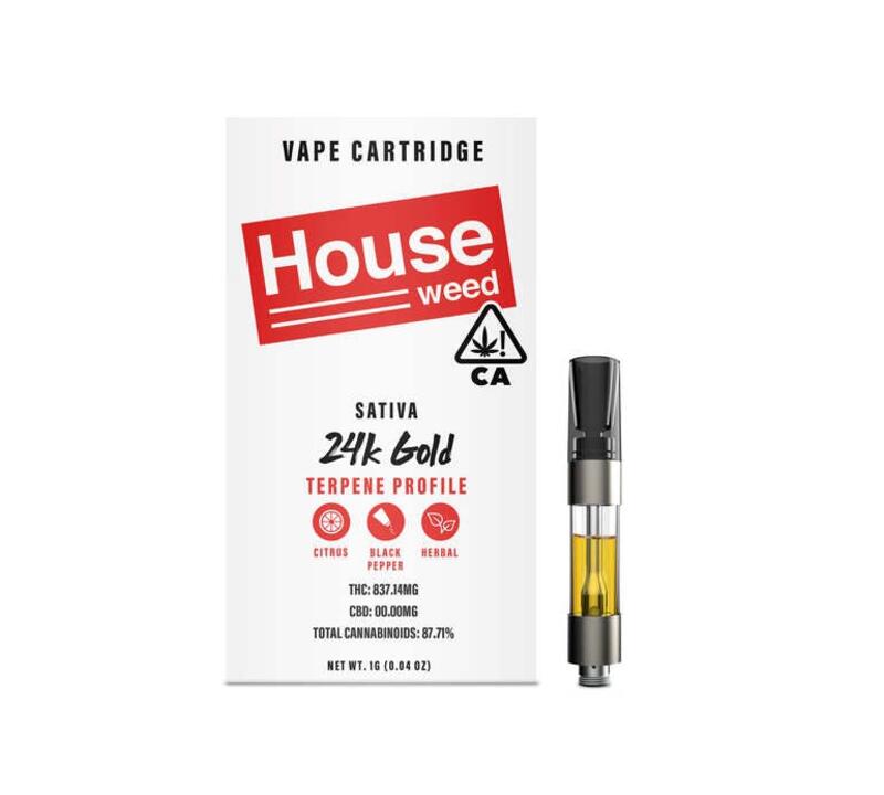 House Weed | 24k Gold Vape