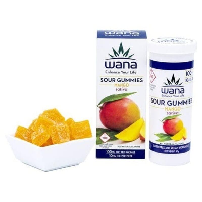 AU - HLF - Wana Gummies - Mango - Sativa