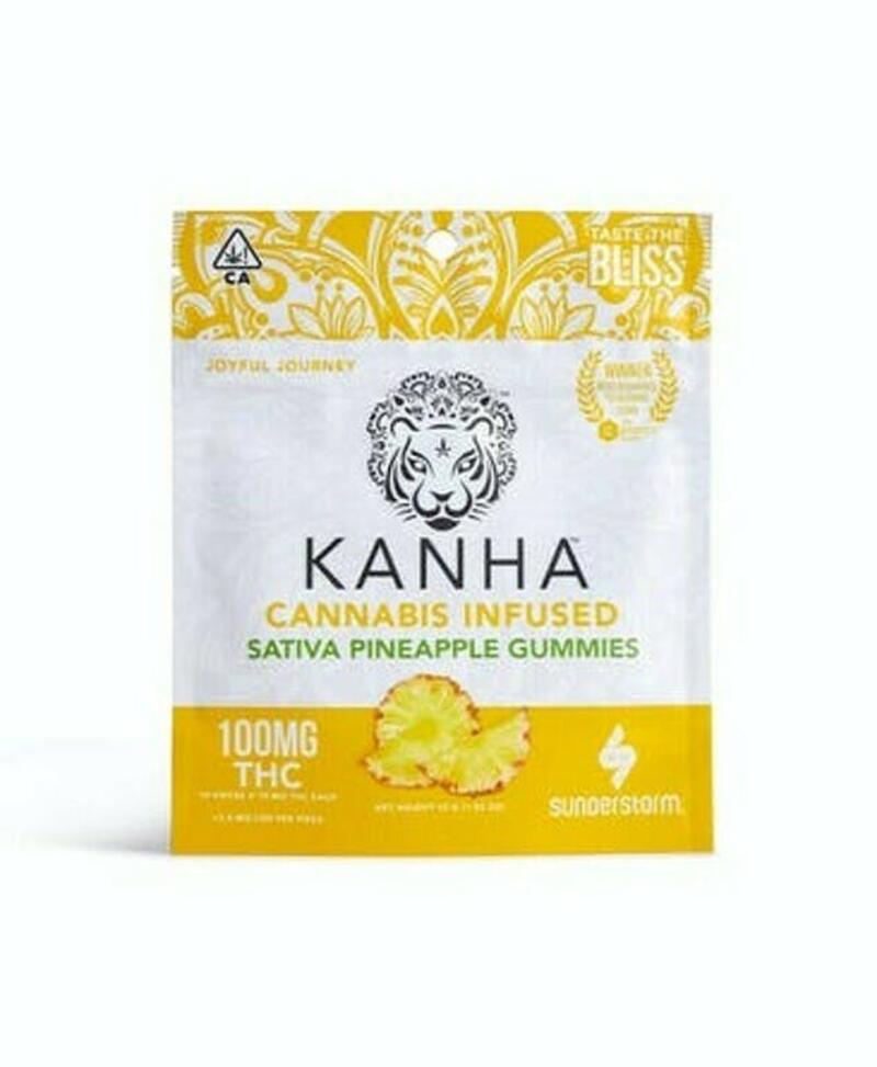 Kanha | 100mg THC Edible | Sativa Pineapple