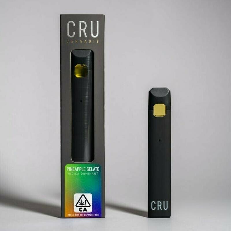 Cru | 0.5g Rechargeable Disposable | Pineapple Gelato (I)