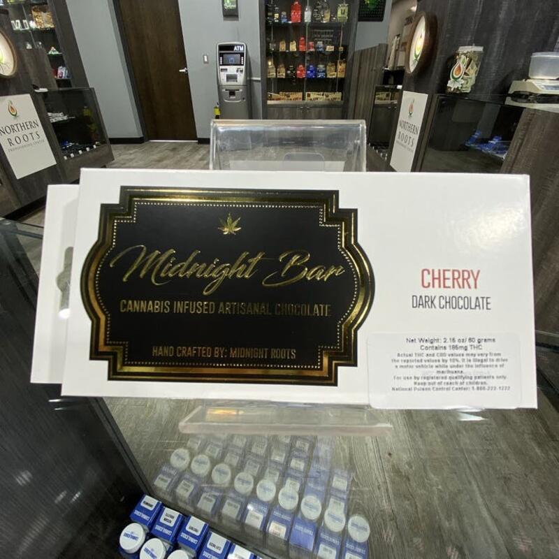 Midnight Bar 185mg - Cherry Dark Chocolate