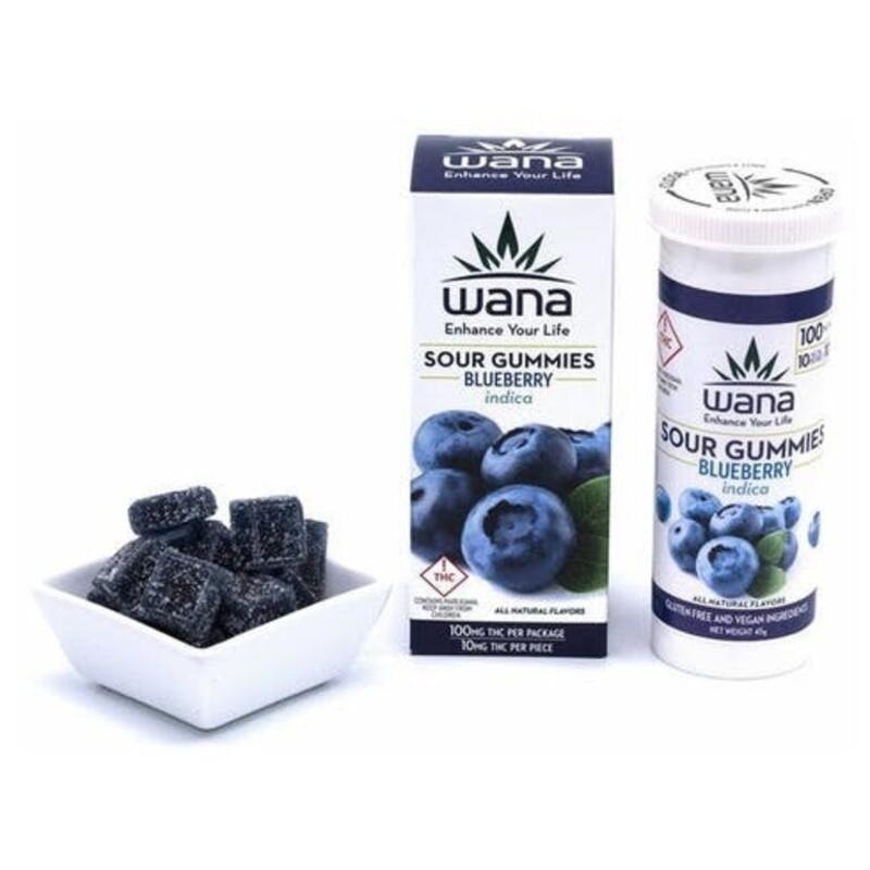 AU - HLF - Wana Gummies - Blueberry - Indica