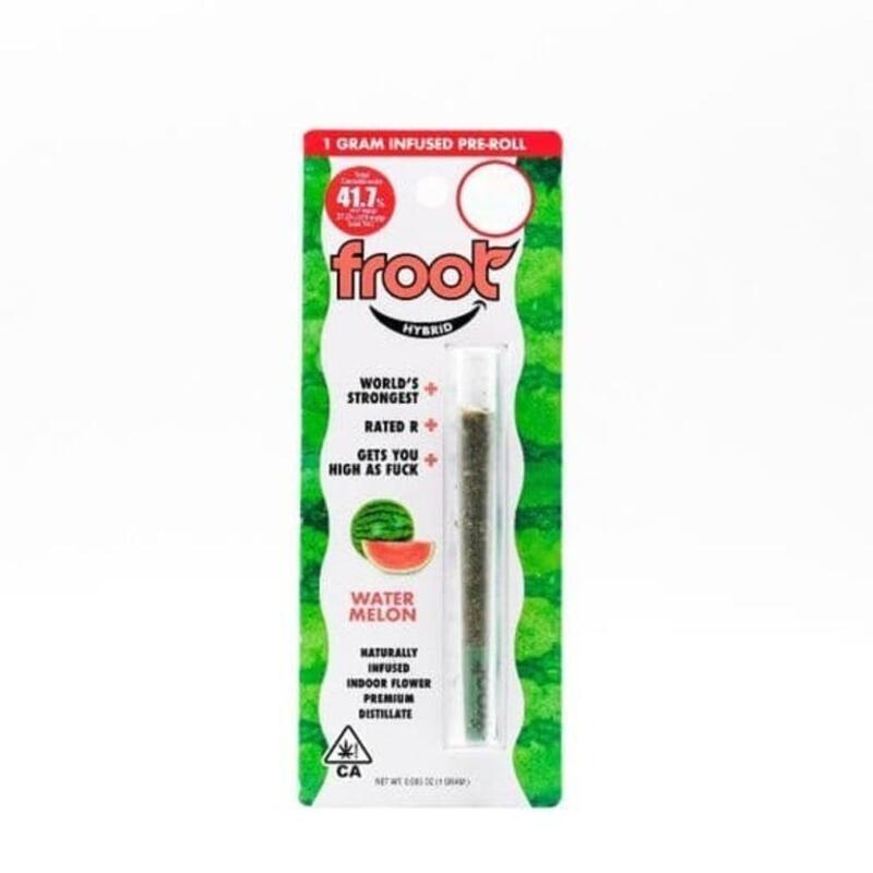 Froot - Watermelon 1g Infused Pre-Roll, Froot Watermelon 1g Infused Pre-Roll