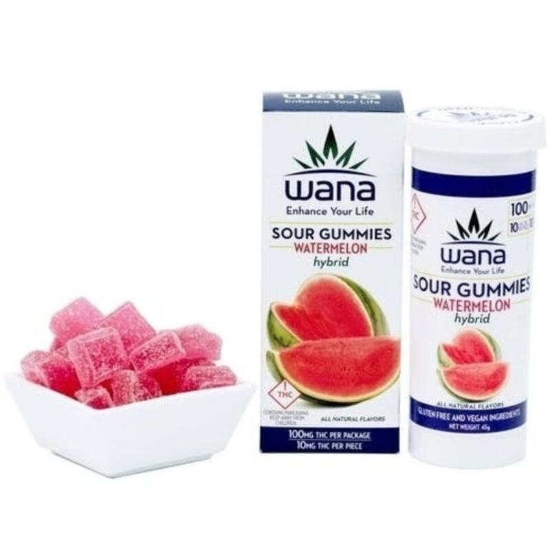 AU - HLF - Wana Gummies - Watermelon - Hybrid