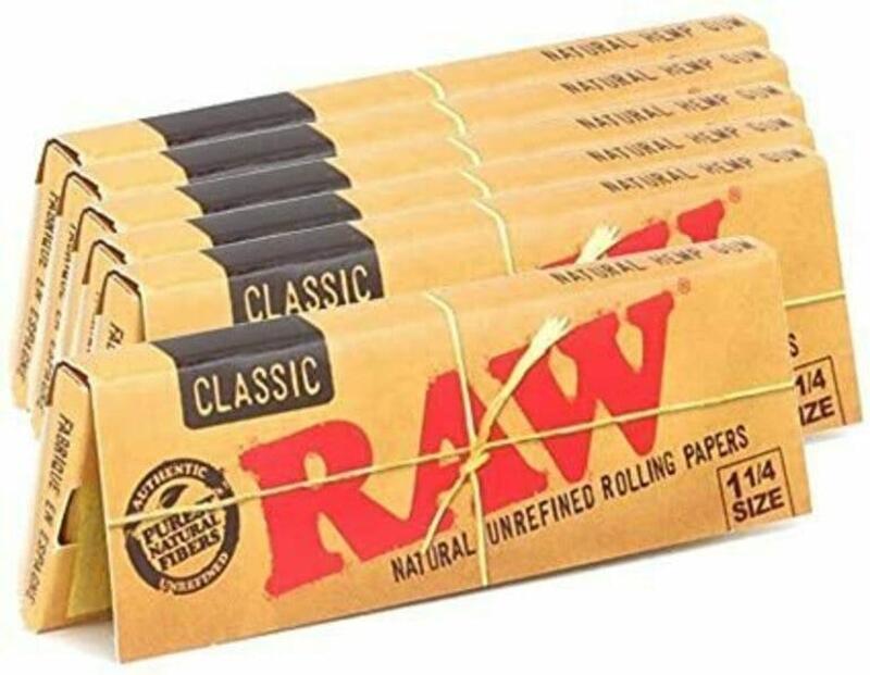 Raw Natural 1 1/4 Rolling Papers