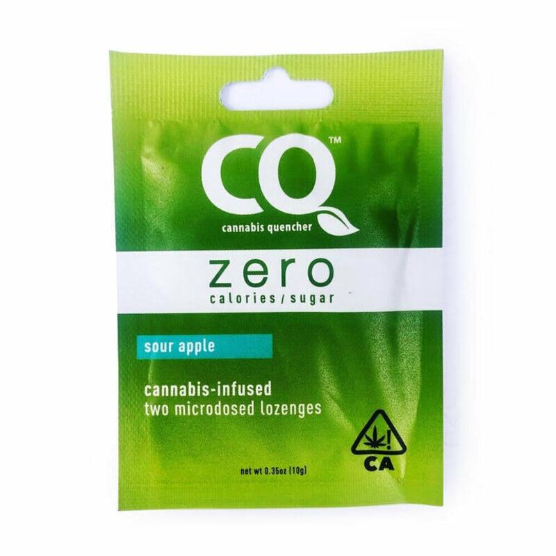Cannabis Quencher - CQ Green Apple Lozenge, Green Apple Lozenge