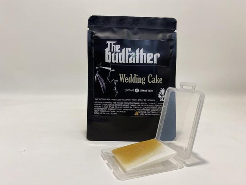 Wedding Cake (84.48%) Shatter (1g) by The BudFather