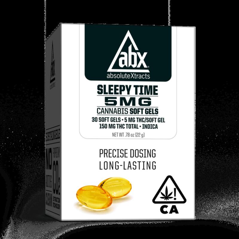 ABX 5mg Sleepy Time Soft Gel Capsules (30 count)