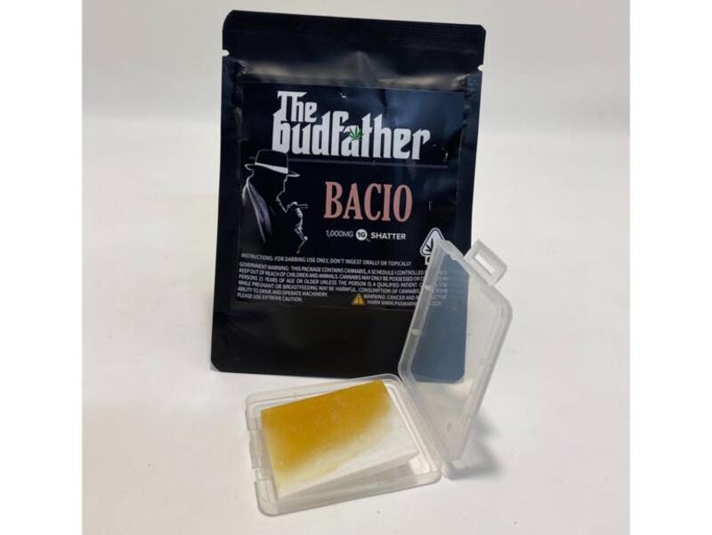 Bacio (87.31%) Shatter (1g) by The BudFather