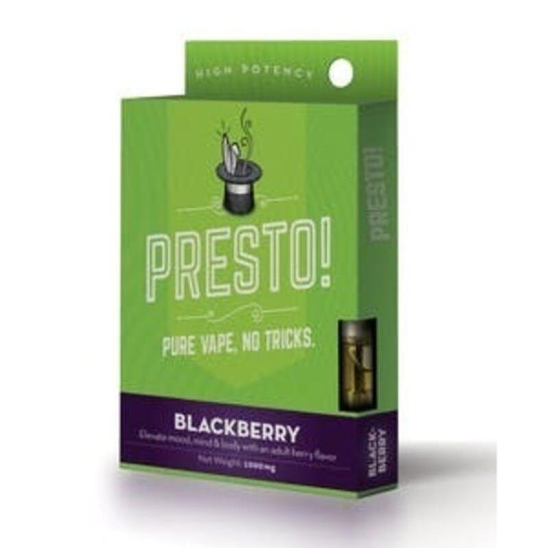 Blackberry Cartridge | 1g | Presto! (MED)