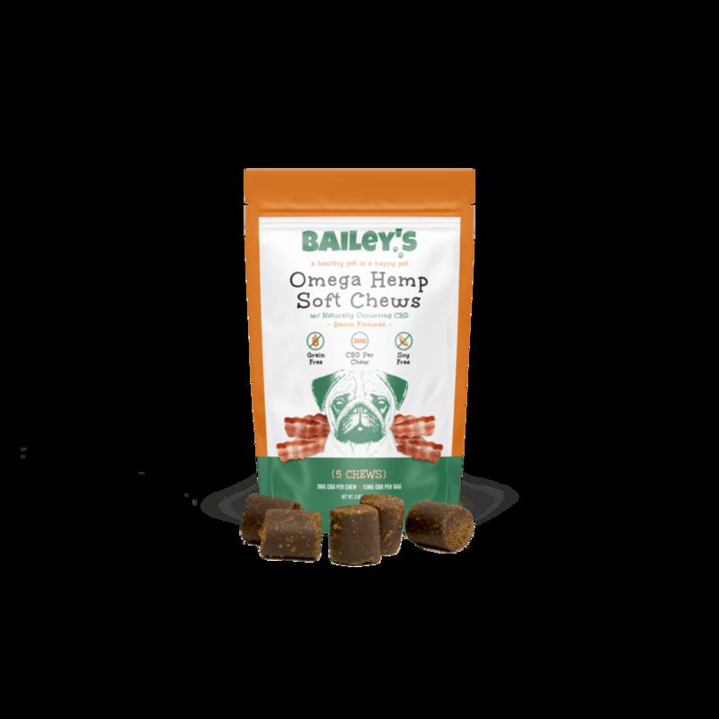 Bailey's Omega Hemp Soft Chews "On-The-Go" Pack