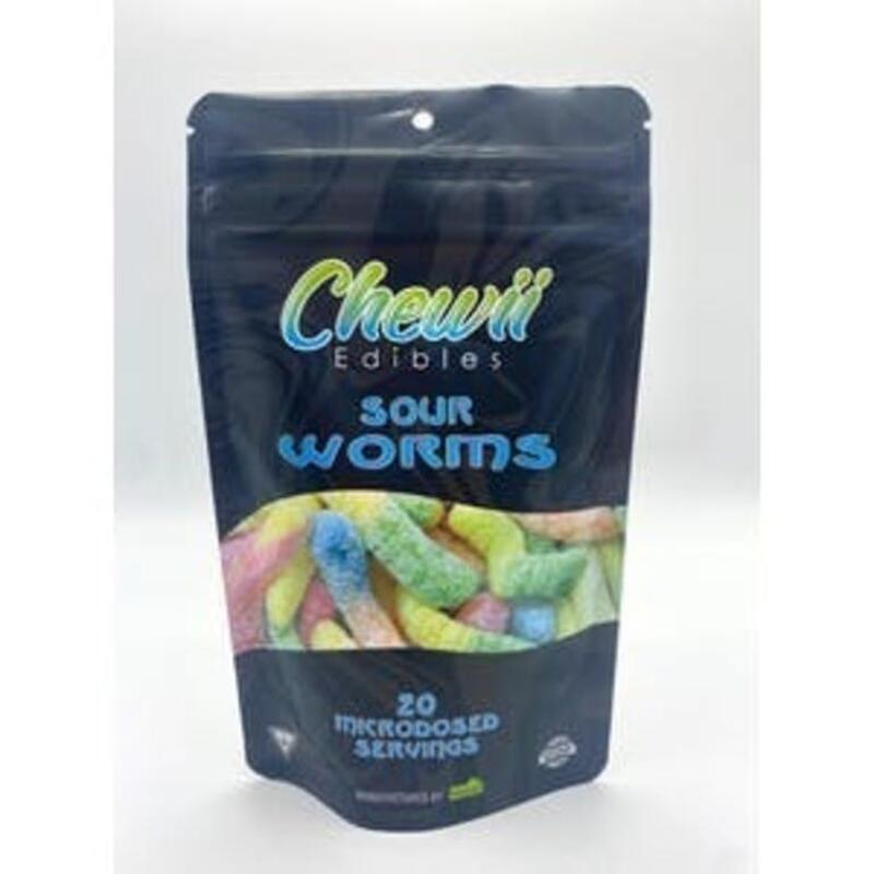 Chewii - Sour Worms 100mg (MED)