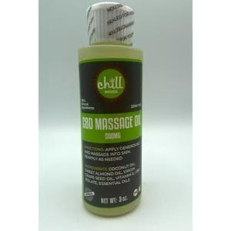 Chill - CBD Lemongrass Massage Oil (REC)