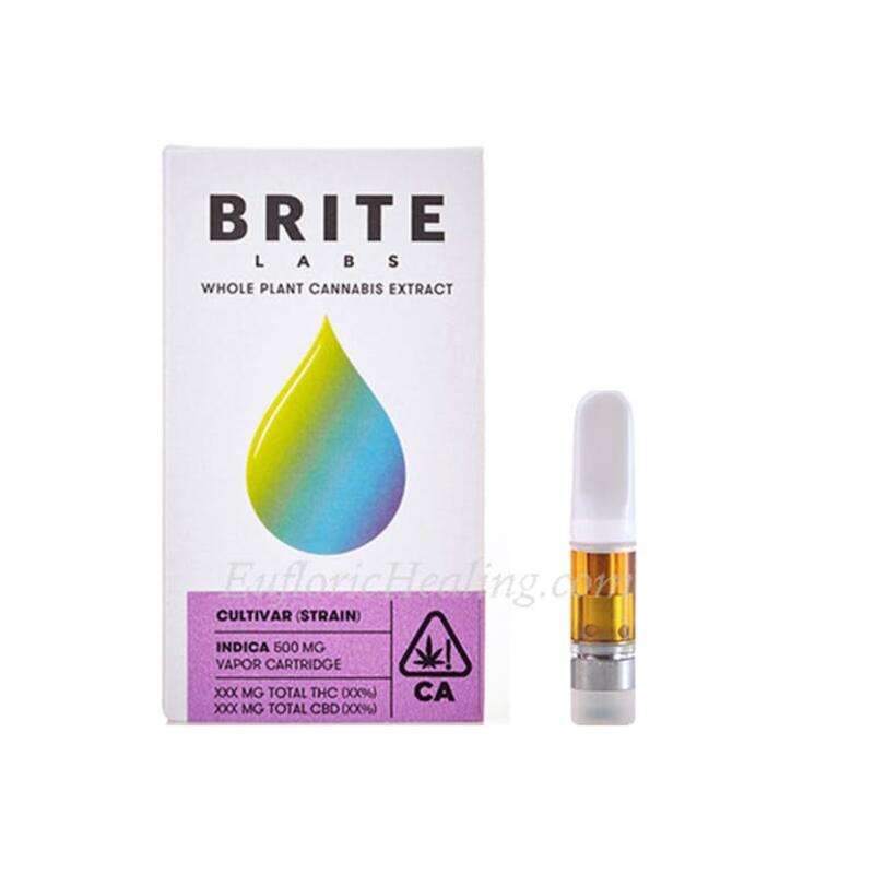 Brite Labs - Cartridge - Indica (Full Spectrum) 500mg