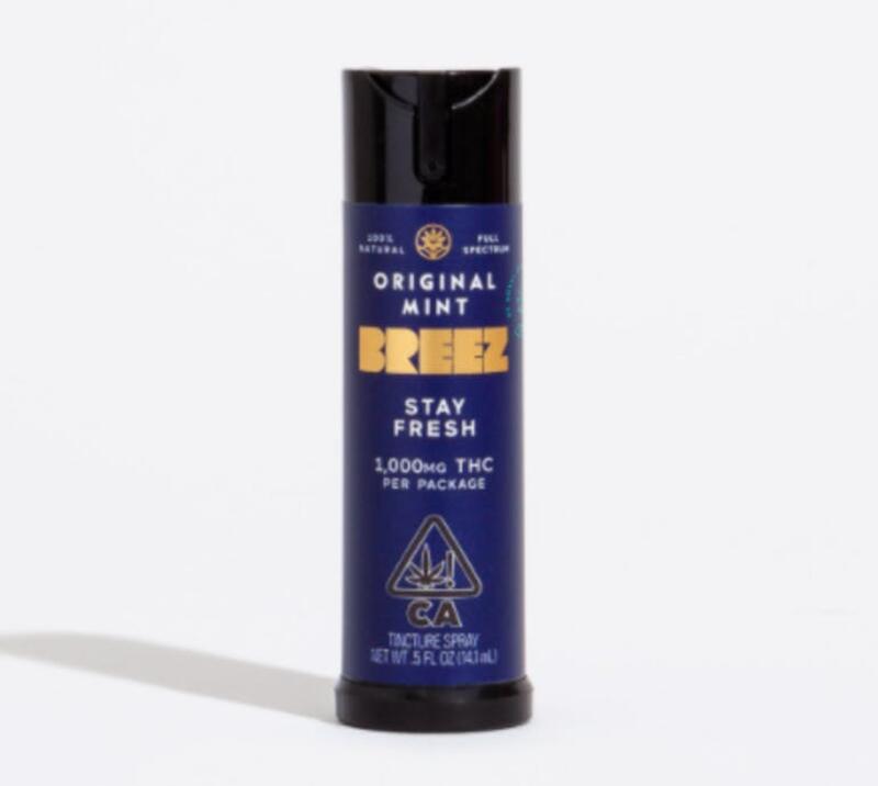 Breez by Royal Garden Society | Original Mint Tincture Spray
