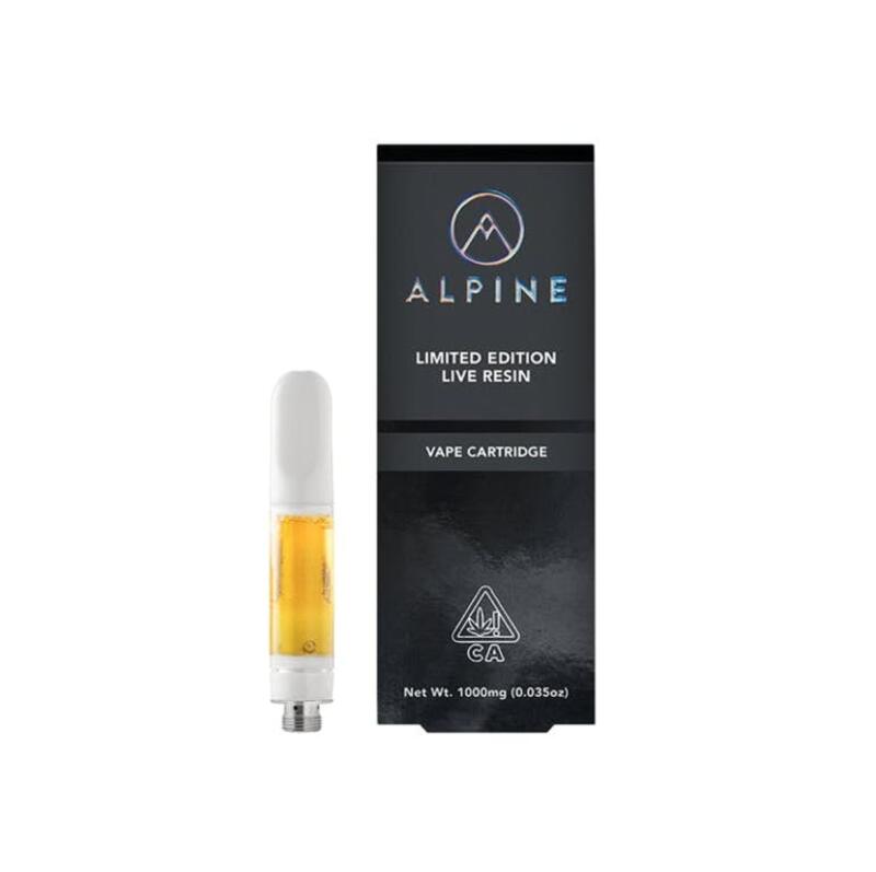 Alpine 1G Orangeade Live Resin Cartridge