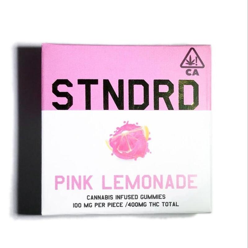 PINK LEMONADE SATIVA 400MG STNDRD GUMMIES (20% off listed price on 4/20!!)