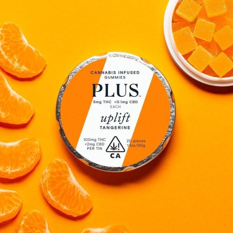 PLUS Uplift Tangerine Gummies