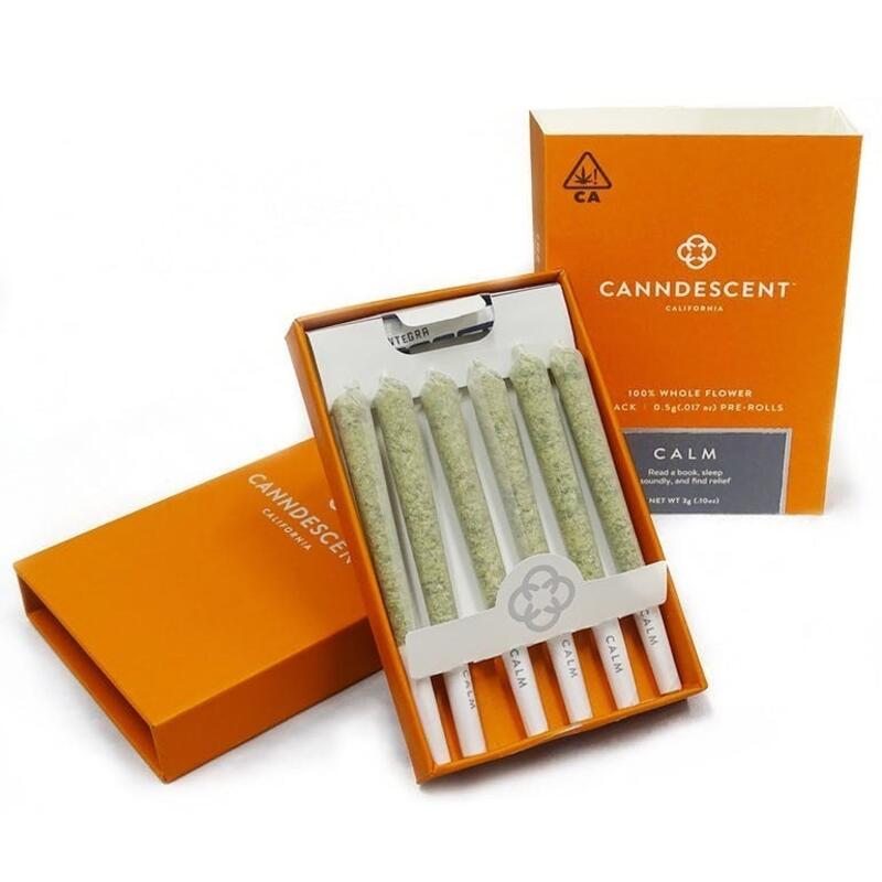 Canndescent Calm 106 .5g Pre-roll 6 Pack