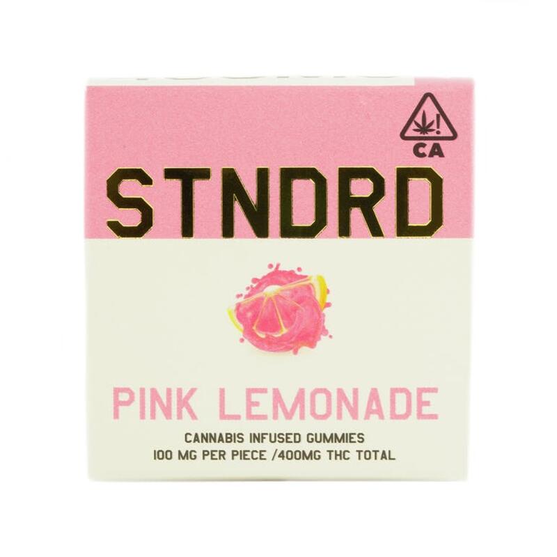 Pink Lemonade 400mg INDICA Stndrd Gummies