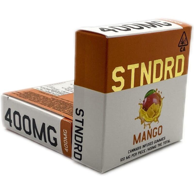 MANGO INDICA 400MG STNDRD GUMMIES (20% off listed price on 4/20!!)