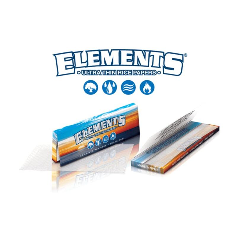 Elements | Rice Rolling Paper | Ultra Thin