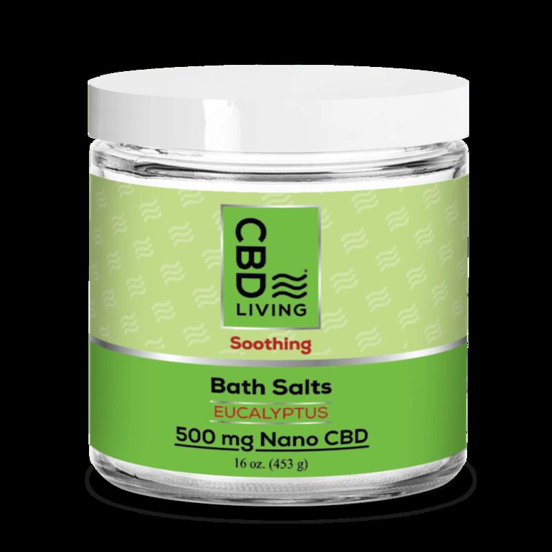 CBD Bath Salts 500 mg - Eucalyptus