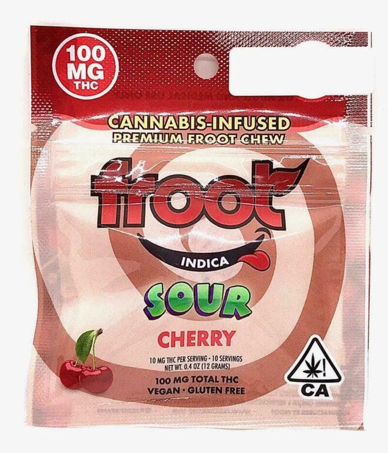 Froot - Sour Gummy Cherry 100mg