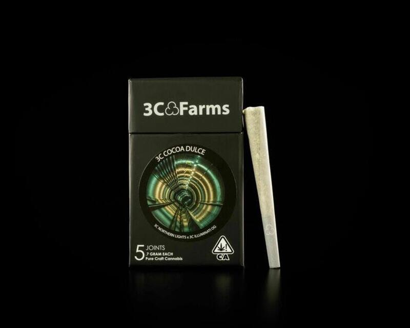 3C Farms - Cocoa Dulce - 3c Joint Pack 3.5g, Cocoa Dulce