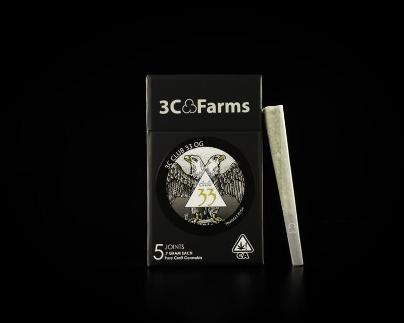3C Farms - Club 33 - 3c Joint Pack 3.5g, Club 33