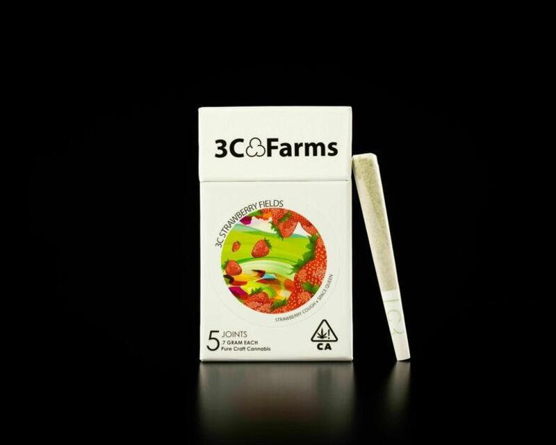 3C Farms - Strawberry Fields - 3c Joint Pack 3.5g, Strawberry Fields joint pack