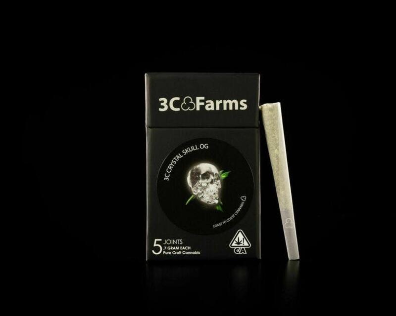 3C Farms - Crystal Skull OG - 3c Joint Pack 3.5g, Crystal Skull OG