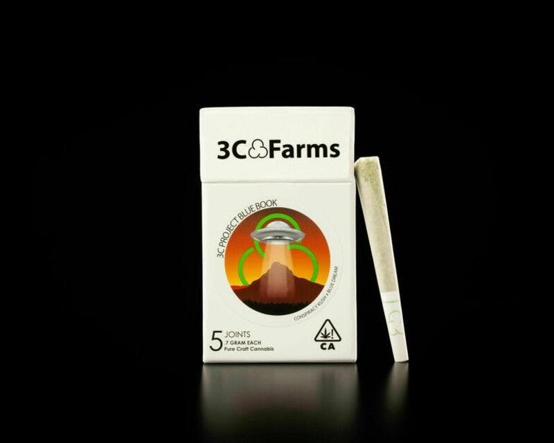 3C Farms - Project Blue Book - 3c Joint Pack 3.5g, Project Blue Book joint pack