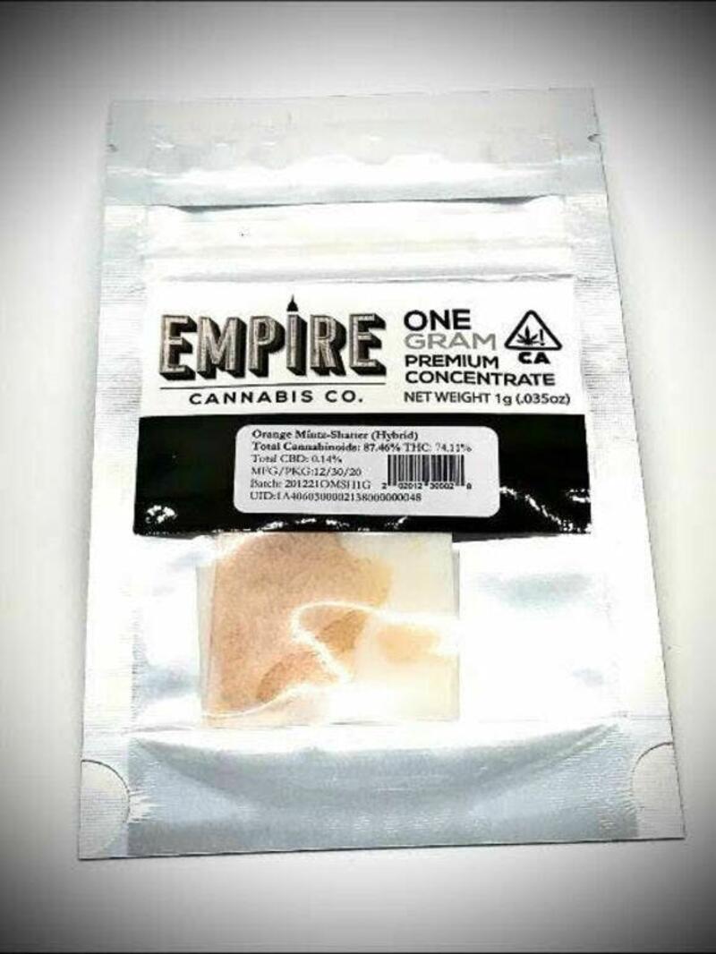 Empire Cannabis Co. - Orange Mintz 1g Shatter