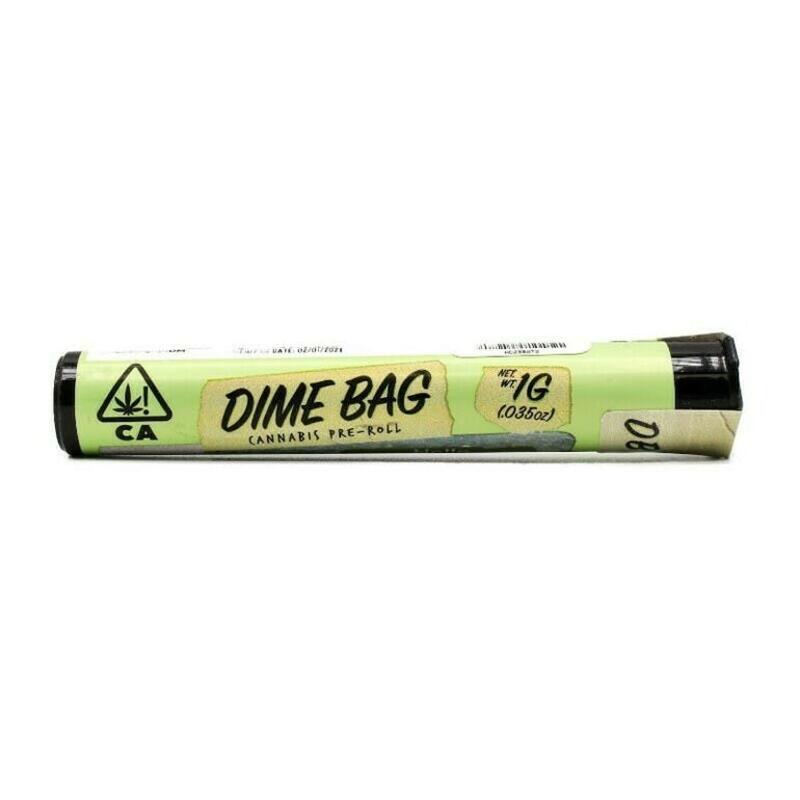Dime Bag | Dime Bag | Sugar Kush | 1g Pre-roll