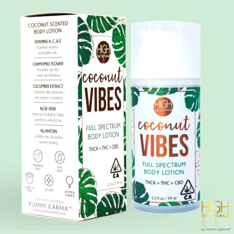 Coconut Vibes Body Lotion 300mg