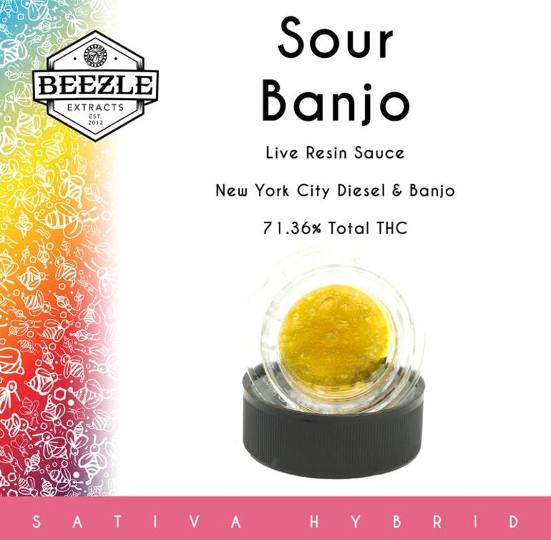 Beezle Live Resin Sauce - Sour Banjo