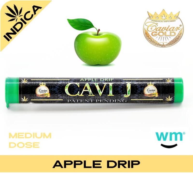 Apple Drip Cavi J infused pre-roll