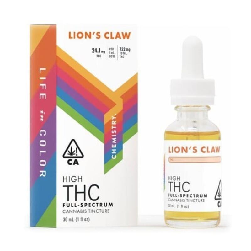 Chemistry Tincture - Lion's Claw High THC