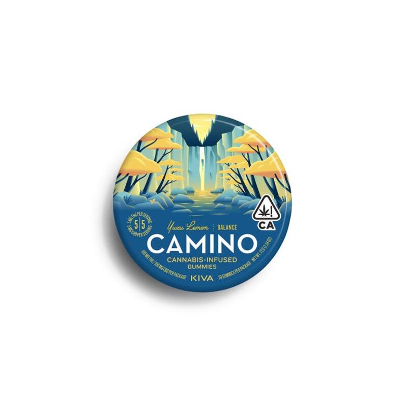 Camino Yuzu Lemon | CBD/THC 100mg | Kiva Confections
