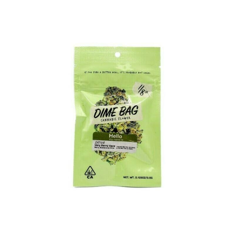 Dime Bag | Dime Bag | Very Berry Haze | 3.5g Eighth