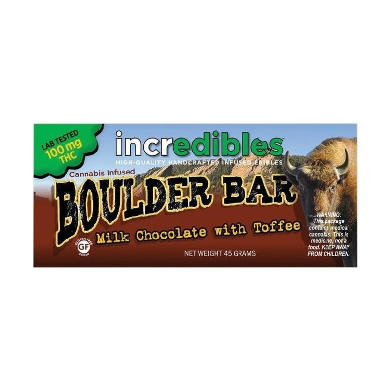 incredibles - Boulder Bar - Chocolate - 100mg
