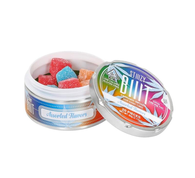 Assorted Flavors BIIIT - Sour Gummy Cubes