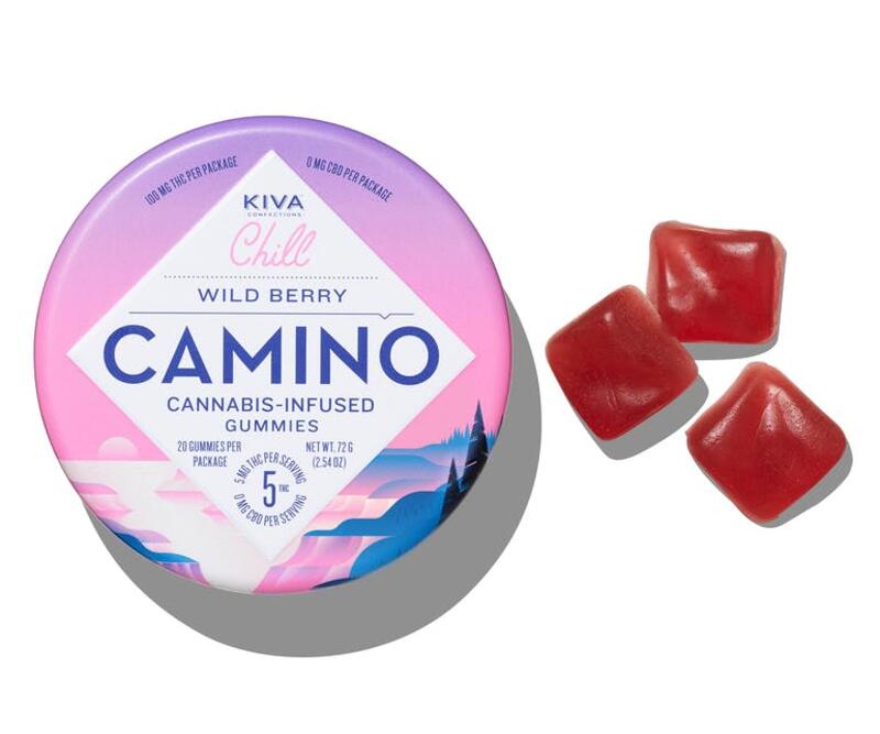 Camino Gummies - Wild Berry Gummies 100Mg