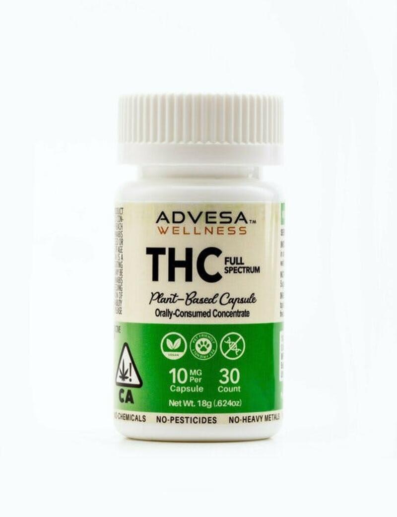 Advesa Wellness - THC Capsules 30ct